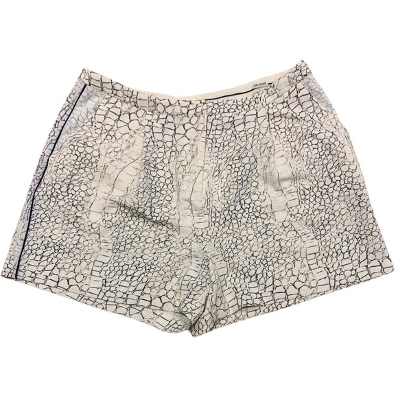 NWT Philosophy by Anthropologie White Snake Print Shorts - Picture 4 of 8
